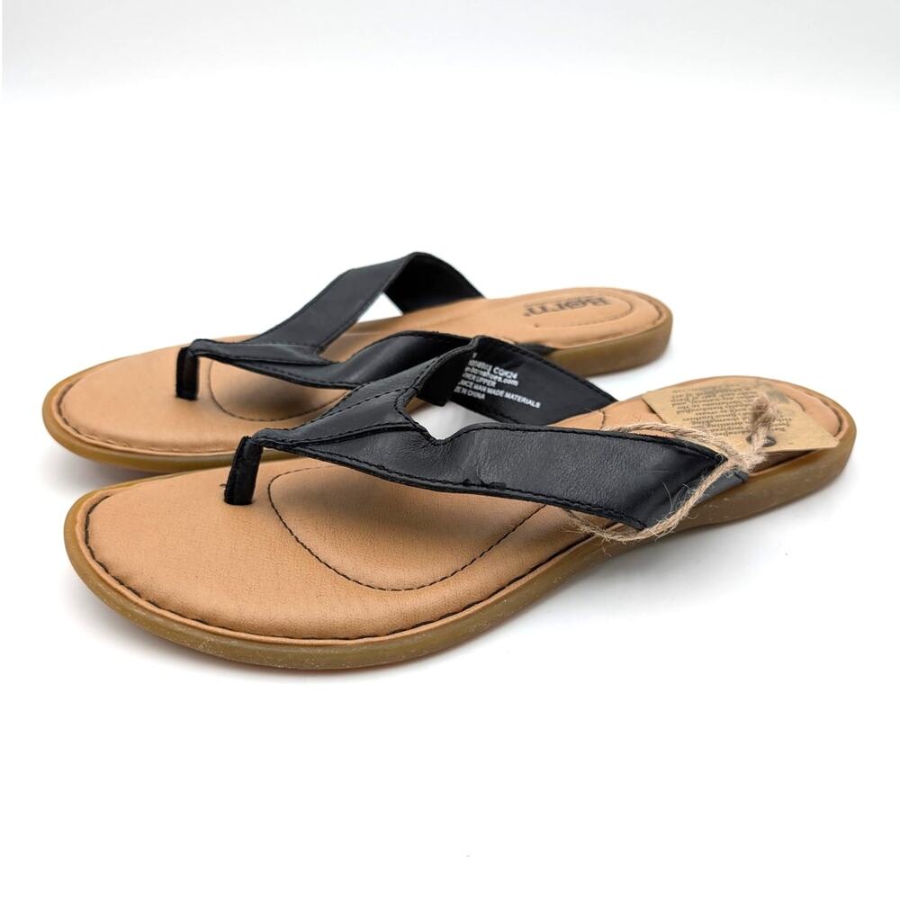 Børn Ciara Flip Flop Thong Sandals Open Toe Women's Black Size US7M EU37.5